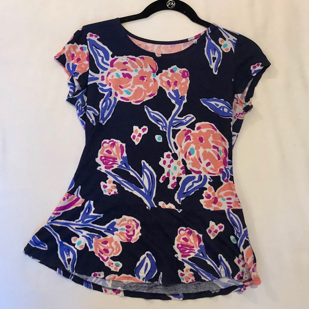 Lilly Pulitzer Peplum Top
